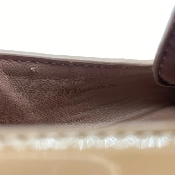 VINCE Sanders Platform Patent Leather Rose Loafer Slip-On Sneakers Women's 8 - Picture 5 of 6